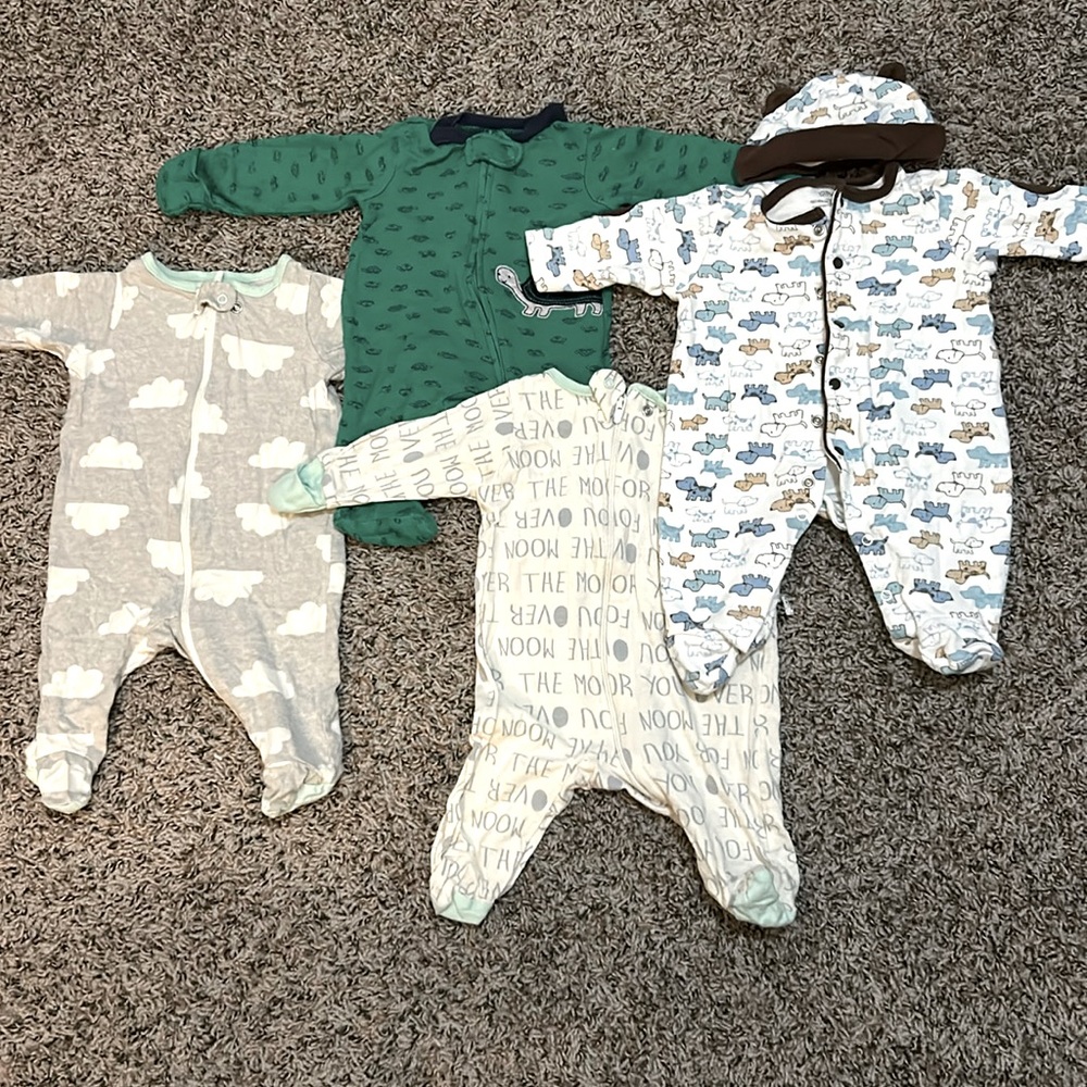 Gerber, Carters and little me onesies